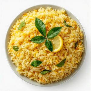 Tangy lemon rice